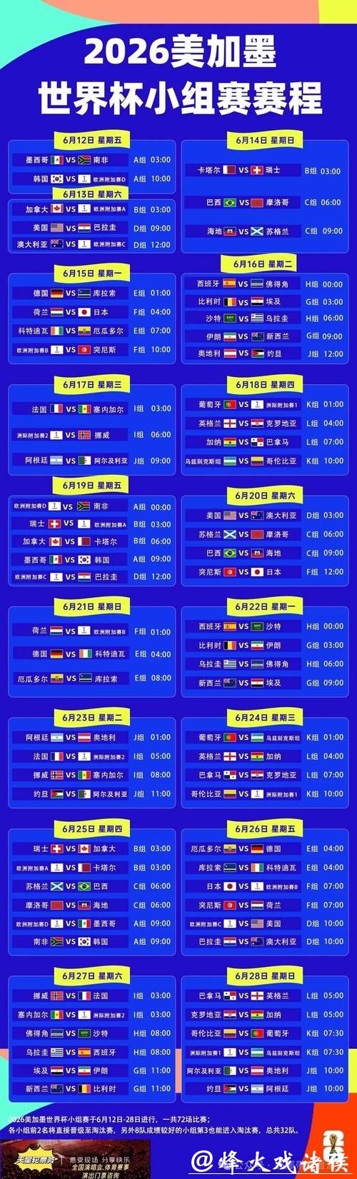 最新世界杯比赛赛程实时更新 最新世界杯比赛赛程实时更新